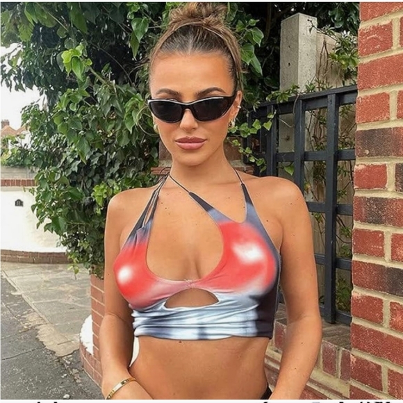 “Thermostimulative Slanted Shoulder Top” - Picture 3 of 5